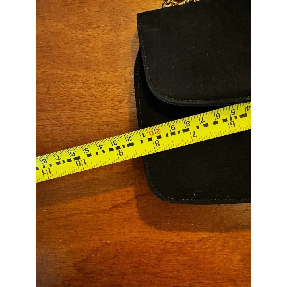 Bienen-Davis Vintage Black‎ Evening Bag with Saks Fifth Avenue Mirror